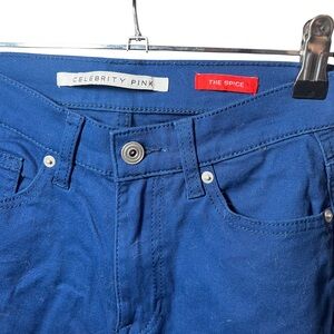 Celebrity Pink Vibrant Blue Skinny Jeans